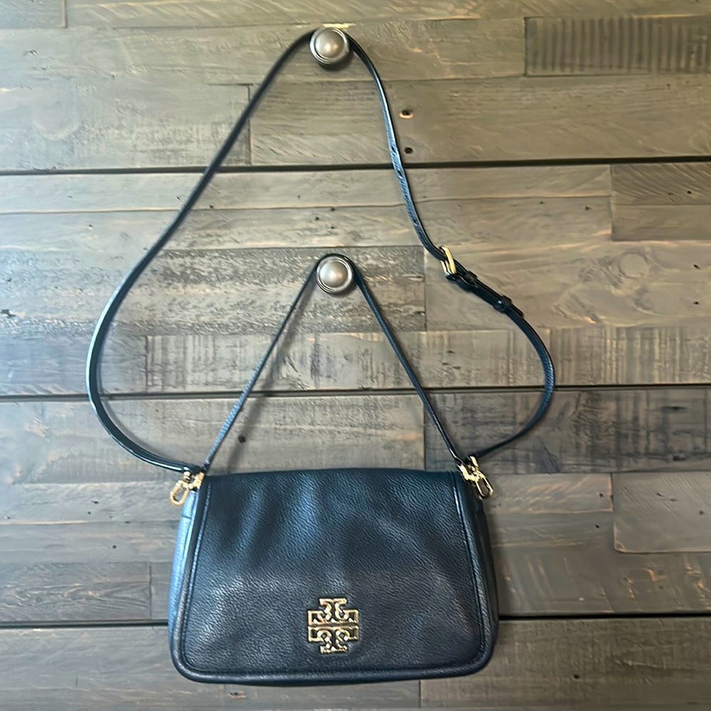 Tory Burch Britten bag in black leather